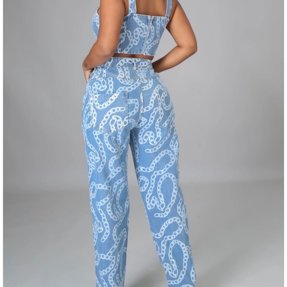 Chain Denim Set - Picture 3 of 3